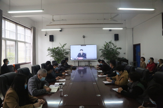 我院參加全省教育系統(tǒng)秋冬季疫情防控視頻會(huì)議(圖1)